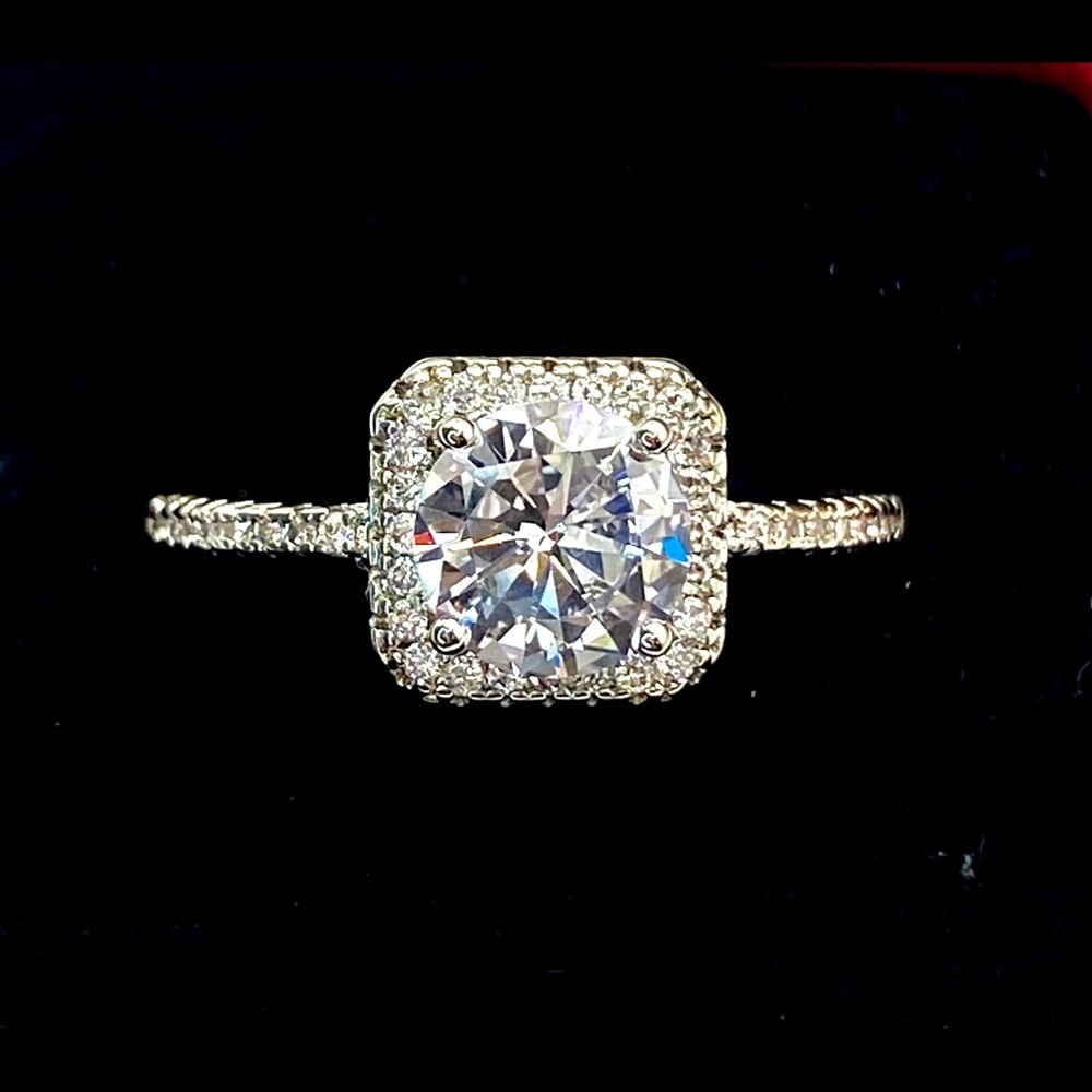 Cubic Zircon Adjustable Ring